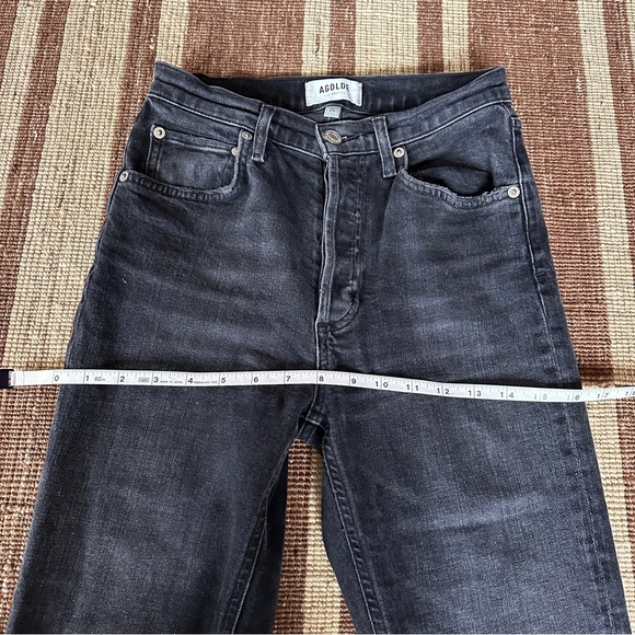 Agolde Riley High Rise Straight Crop Jeans - Picture 5 of 9